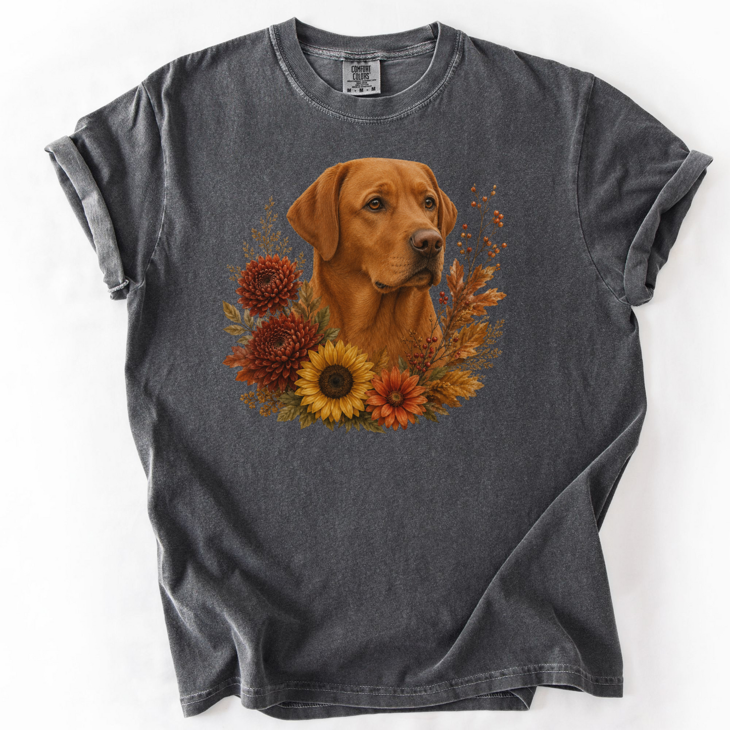 Fox Red Labrador Autumn Floral Shirt
