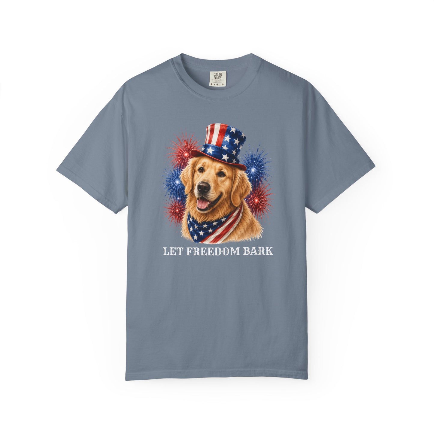 Golden Retriever Patriotic Shirt