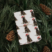 Load image into Gallery viewer, Kerry Blue Terrier Christmas Lights Wrapping Paper
