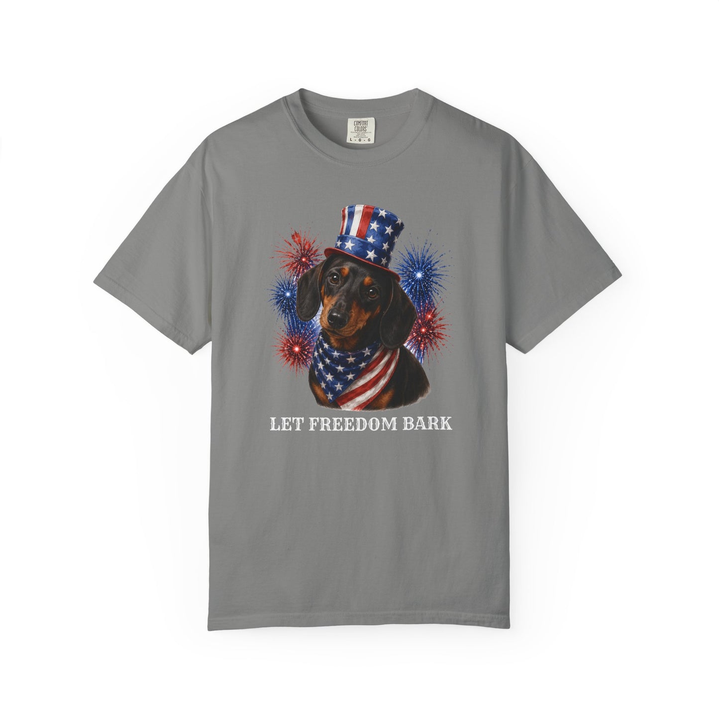 Patriotic Black and Tan Dachshund Shirt