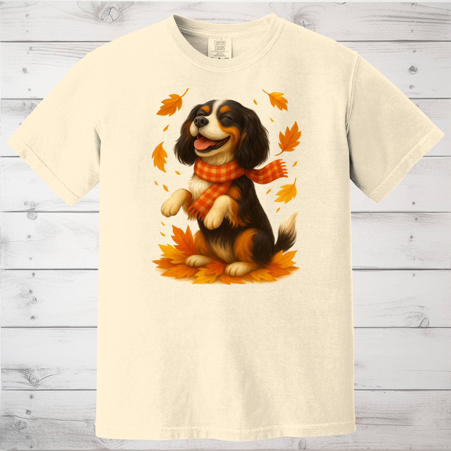 Cavalier King Charles Autumn Shirt, Cozy Spaniel Sweatshirt, Fall Dog Lover Top Gift, Cute Dog Pullover, Autumn Apparel