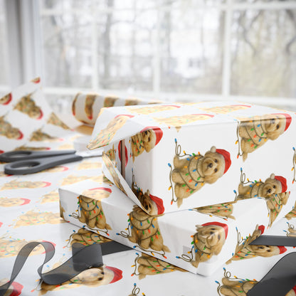 Havanese Christmas Lights Wrapping Paper