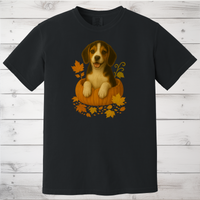 Load image into Gallery viewer, Beagle Dog in Pumpkin Fall T-Shirt
