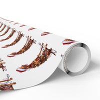 Load image into Gallery viewer, Vizsla Christmas Lights Wrapping Paper
