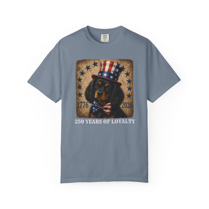 Black & Tan Cavalier 250 Years of Loyalty Shirt