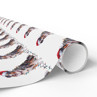 Load image into Gallery viewer, Australian Shepherd Christmas Lights Wrapping Paper
