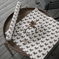 Load image into Gallery viewer, Smooth Fox Terrier Christmas Lights Wrapping Paper