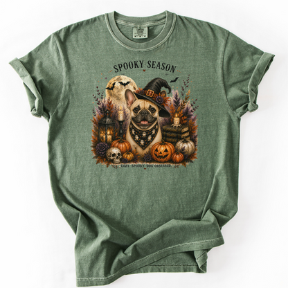 French Bulldog Spooky Season Dog Mom Halloween Shirt