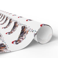 Load image into Gallery viewer, Australian Shepherd Christmas Lights Wrapping Paper
