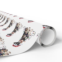 Load image into Gallery viewer, Schnauzer Christmas Lights Wrapping Paper
