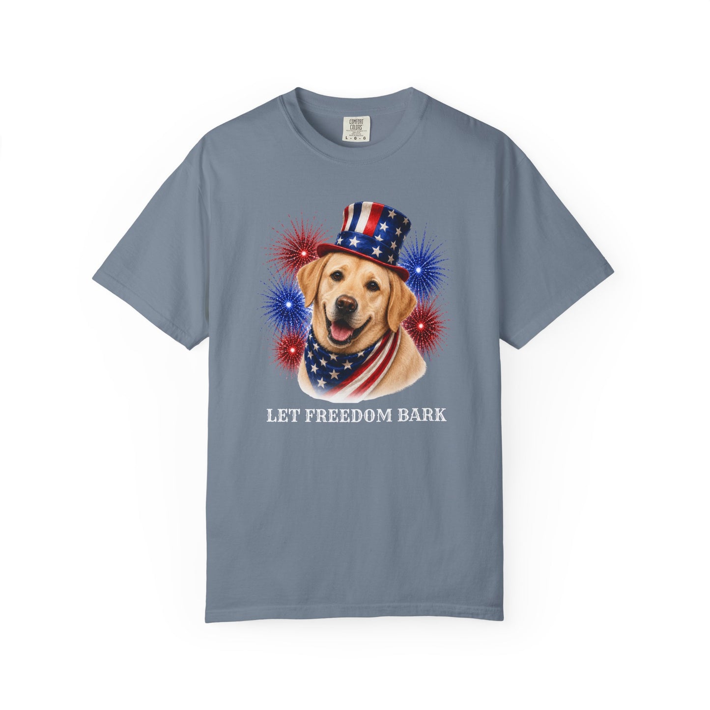 Yellow Lab Patriotic Shirt