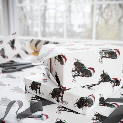 Cane Corso Christmas Lights Wrapping Paper