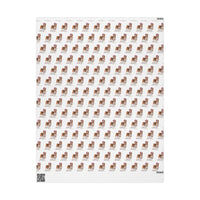 Load image into Gallery viewer, Akita Christmas Lights Wrapping Paper
