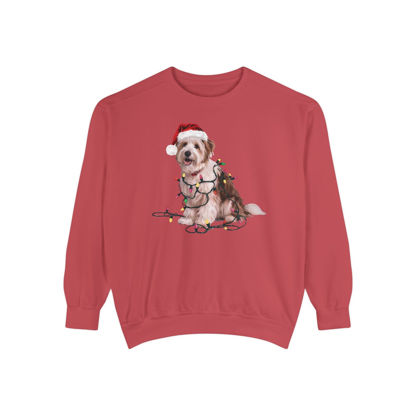 Christmas Coton De Tulear Sweatshirt, Christmas Lights Dog, Christmas Dog, Coton De Tulear Mom, Gift for Dog Lover, Coton De Tulear