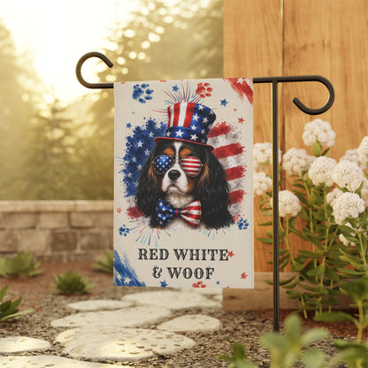 Patriotic Tri Color Cavalier Garden Flag