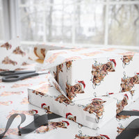 Load image into Gallery viewer, Cairn Terrier Christmas Lights Wrapping Paper