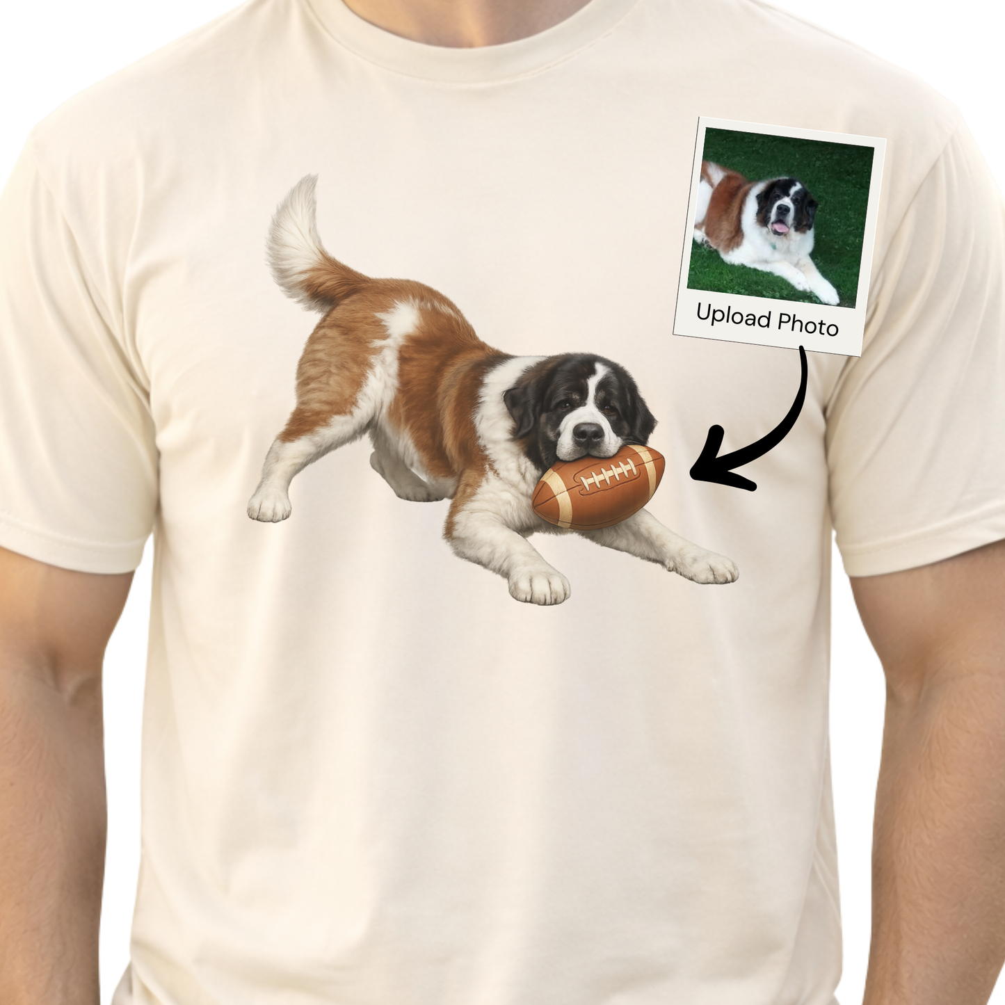 Custom Pet Football T-Shirt