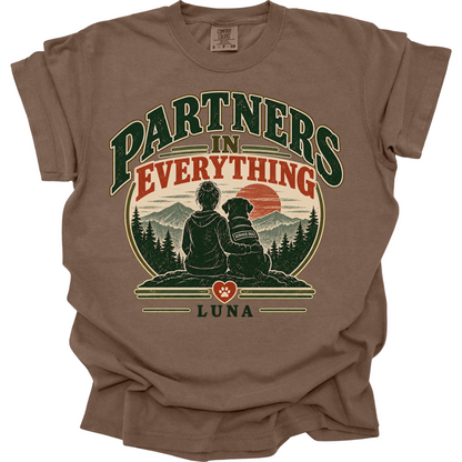 Personalized Service Dog Shirt, Custom Dog Name Handler Gift, Working Dog Team Tee