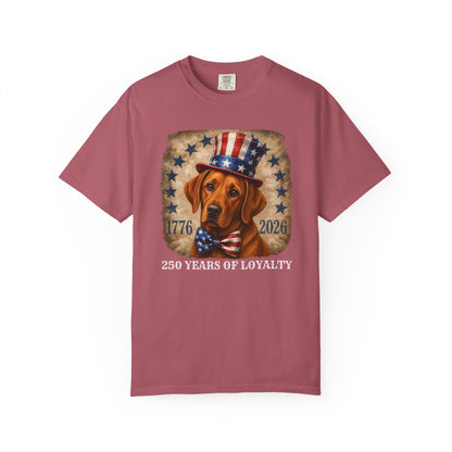 Fox Red Lab 250 Years of Loyalty Shirt