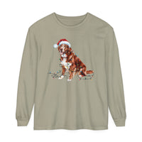 Load image into Gallery viewer, Christmas Nova Scotia Duck Tolling Retriever Long Sleeved Shirt, Christmas Lights Dog Tee, Christmas Dog Tee, Retriever Mom Tshirt
