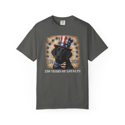 Black Lab 250 Years of Loyalty Shirt