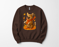 Load image into Gallery viewer, Corgi Autumn Sweatshirt, Dog Lover Fall Apparel, Cozy Pet Sweater, Cute Corgi Shirt Gift, Autumn Dog Fashion
