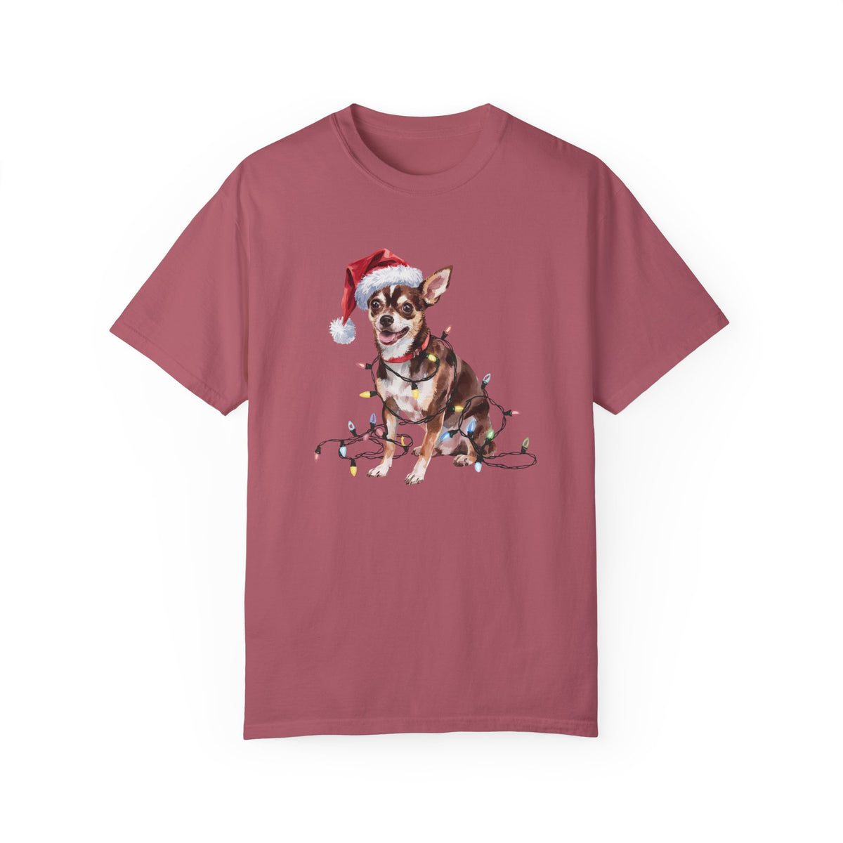 Christmas Chihuahua Shirt, Christmas Lights Dog Tee, Christmas Dog Tee, Chihuahua Mom Tshirt, Gift for Dog Lover, Chihuahua