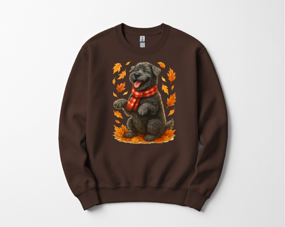 Kerry Blue Terrier Shirt, Autumn Dog Sweatshirt, Pet Lover Gift, Cozy Canine Apparel, Fall Clothing for Dog Moms