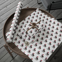 Load image into Gallery viewer, Boston Terrier Christmas Lights Wrapping Paper
