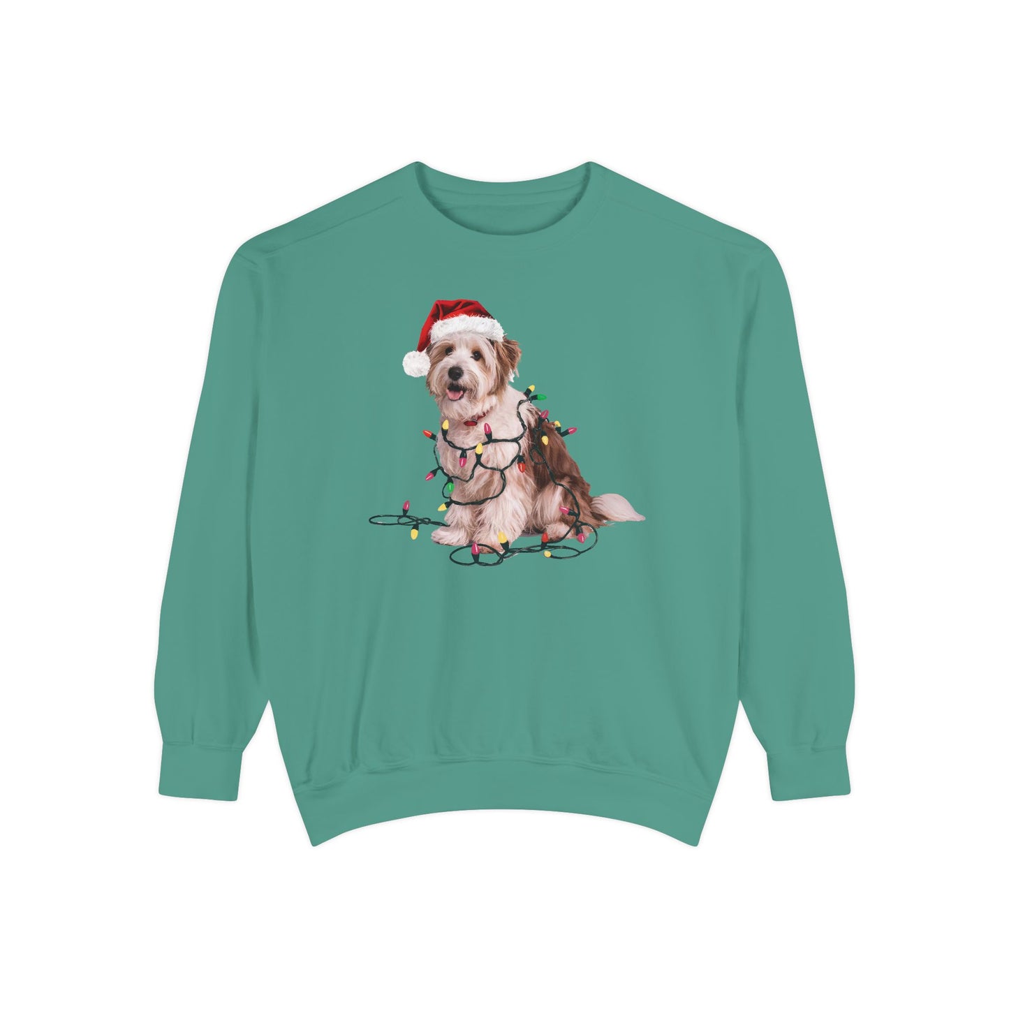 Christmas Coton De Tulear Sweatshirt, Christmas Lights Dog, Christmas Dog, Coton De Tulear Mom, Gift for Dog Lover, Coton De Tulear