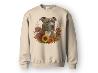 Pitbull Autumn Floral Sweatshirt