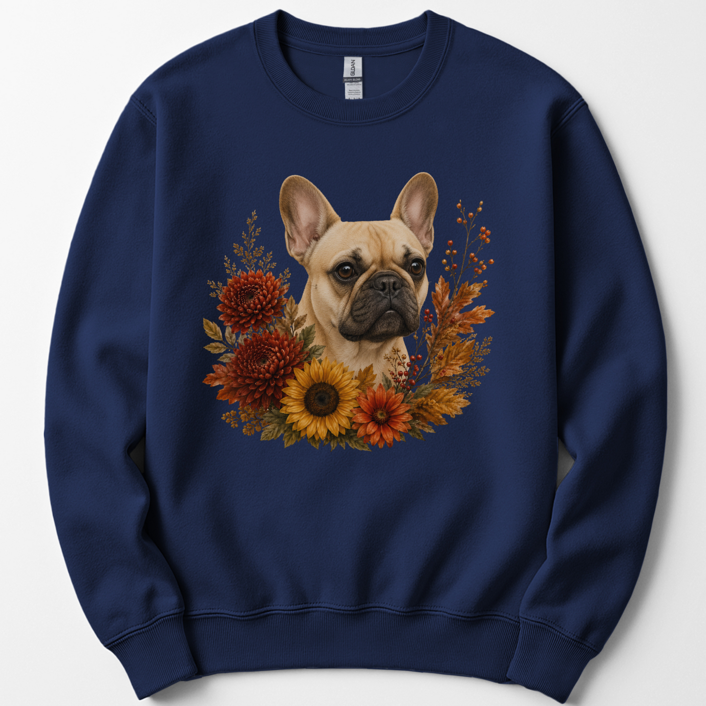 French Bulldog Autumn Floral Sweatshirt