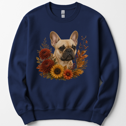 French Bulldog Autumn Floral Sweatshirt