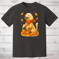 Load image into Gallery viewer, Poodle Autumn Shirt, Cozy Poodle Sweatshirt, Fall Dog Lover Apparel, Poodle Leaves Gift, Cute Dog Clothing, Autumn Vibes Sweatshirt
