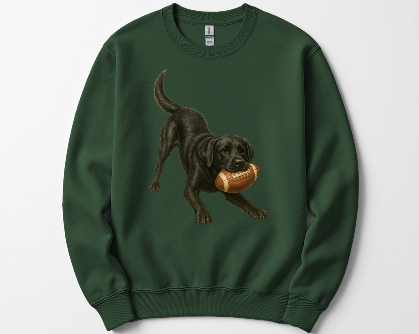 Football Lab Lovers Sweatshirt-Personalize for Lab Choice