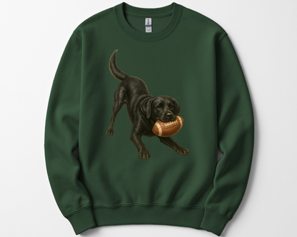 Football Lab Lovers Sweatshirt-Personalize for Lab Choice