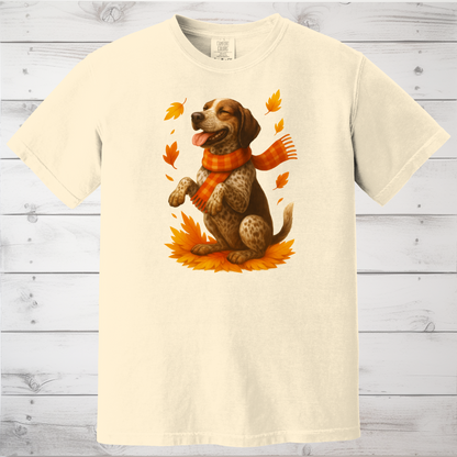 German Shorthaired Pointer Gift, Dog Lover Autumn Shirt, Cozy Fall Dog Sweatshirt, Cute Dog Apparel, Fall Dog Fashion Wear