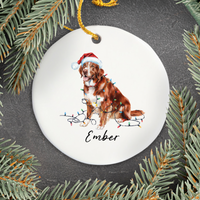 Load image into Gallery viewer, Nova Scotia Duck Tolling Retriever Ornament, Custom Dog Keepsake
