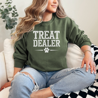 Treat Dealer Dog Lover Shirt, Funny Pet Owner T-Shirt for Dog Moms Dads, Cute Gift for Dog Trainers and Dog Sitters