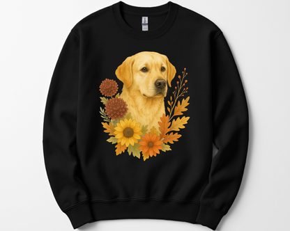 Autumn Lab Lovers Sweatshirt, Labrador Retriever Shirt, Gift for Lab Mom