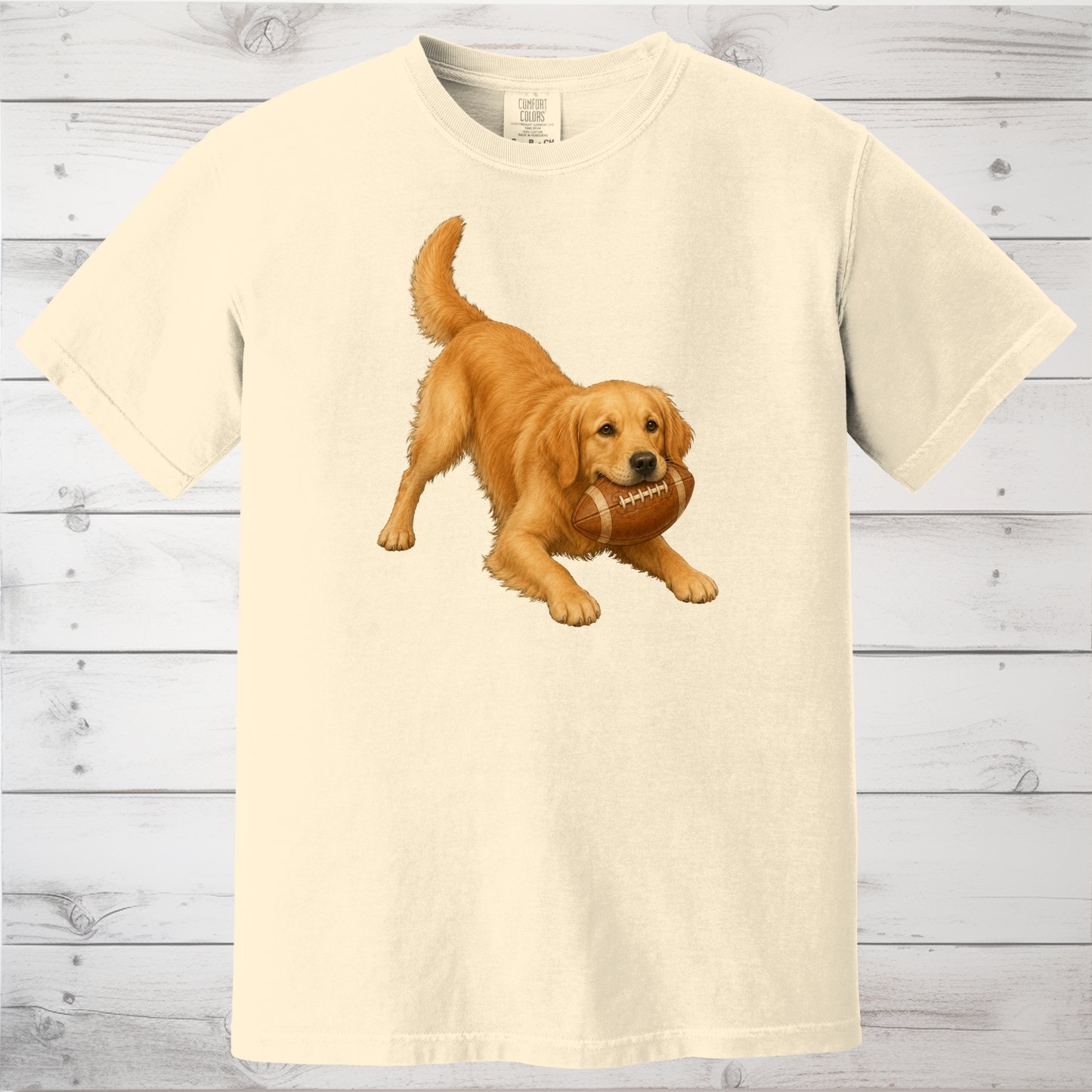 Golden Retriever Football Shirt