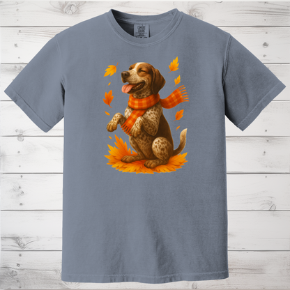 German Shorthaired Pointer Gift, Dog Lover Autumn Shirt, Cozy Fall Dog Sweatshirt, Cute Dog Apparel, Fall Dog Fashion Wear