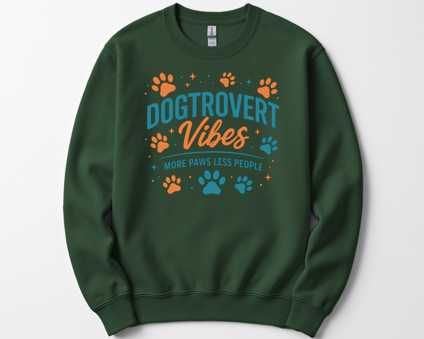 Funny Dogtrovert Vibes Retro Dog Lover Shirt