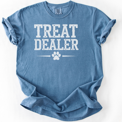Treat Dealer Shirt, Funny Dog Lover Tee, Comfort Colors Dog Mom Gift