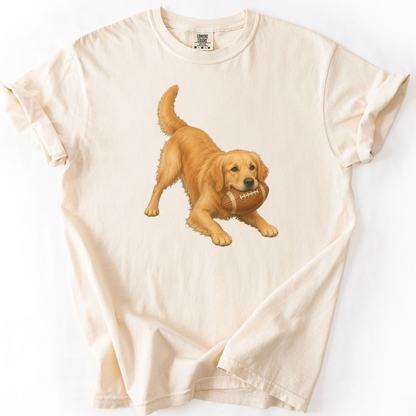 Golden Retriever Football Shirt