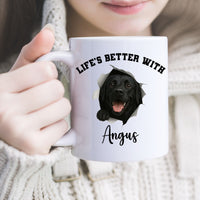 Load image into Gallery viewer, Personalized Life’s Better With My Dog Mug
