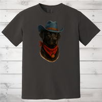 Load image into Gallery viewer, Customized Cowboy Pet Photo Portrait Shirt
