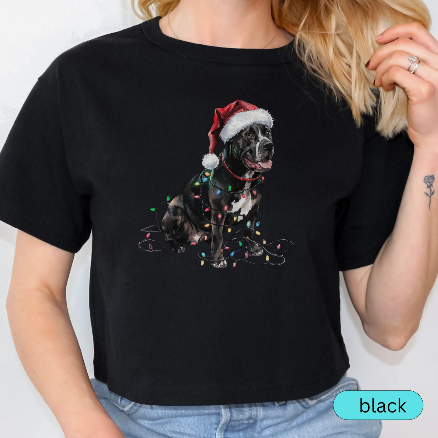 Christmas Cane Corso Shirt, Christmas Lights Dog Shirt, Christmas Dog, Cane Corso Mom Shirt, Gift for Dog Lover, Cane Corso