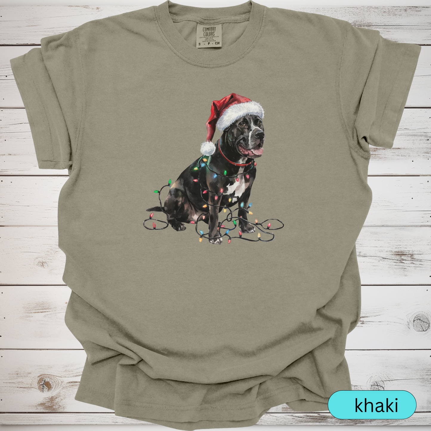 Christmas Cane Corso Shirt, Christmas Lights Dog Shirt, Christmas Dog, Cane Corso Mom Shirt, Gift for Dog Lover, Cane Corso