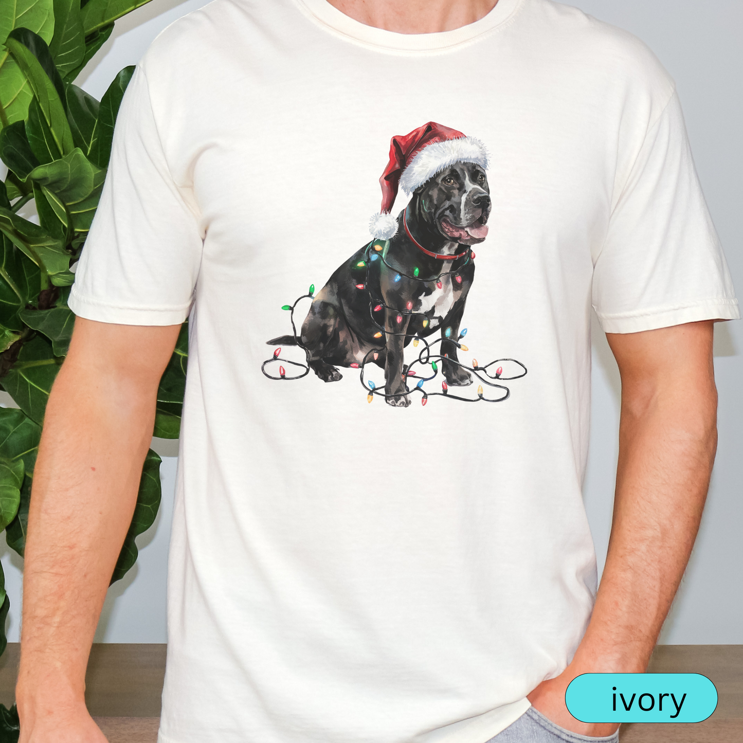 Christmas Cane Corso Shirt, Christmas Lights Dog Shirt, Christmas Dog, Cane Corso Mom Shirt, Gift for Dog Lover, Cane Corso